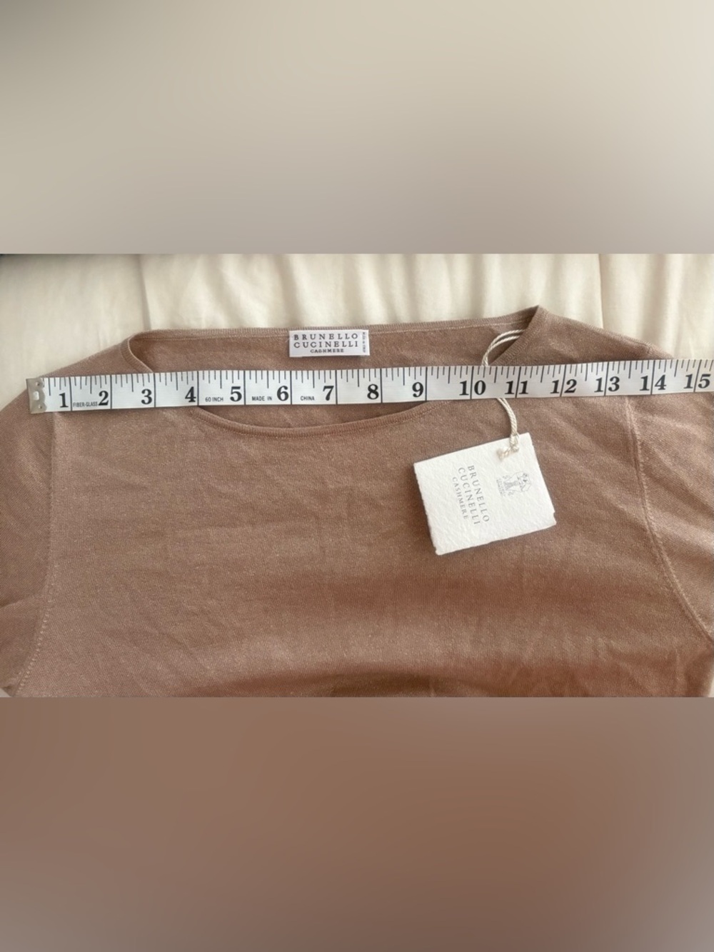 Brunello Cucinelli Cashmere Sweater top small New with tags - Picture 6 of 7